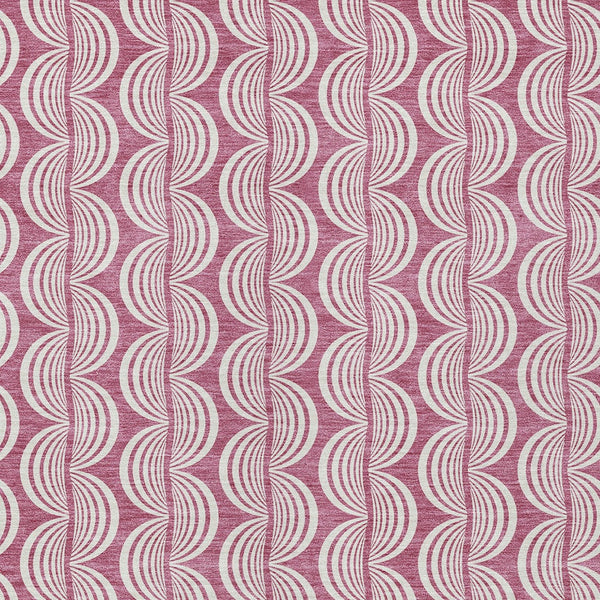 Homeroots 3' Beige And Ivory Ogee Washable Area Rug For Indoor And Outdoor Spaces – Durable, Stylish Design 5' X 8' Polyester 601537