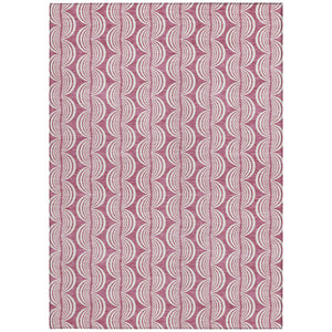 Homeroots 3' Beige And Ivory Ogee Washable Area Rug For Indoor And Outdoor Spaces – Durable, Stylish Design 9' X 12' Polyester 601540