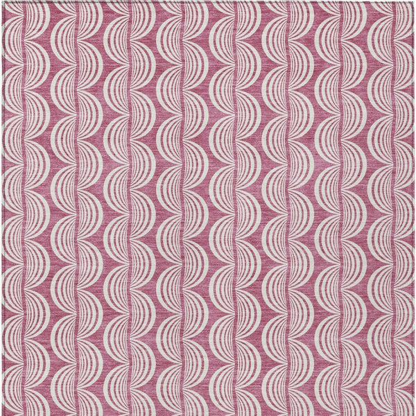 Homeroots 3' Beige And Ivory Ogee Washable Area Rug For Indoor And Outdoor Spaces – Durable, Stylish Design 10' X 14' Polyester 601541