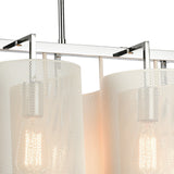 Santa Barbara 40'' Wide 8-Light Linear Chandelier - Matte White 60155/8 Elk Lighting