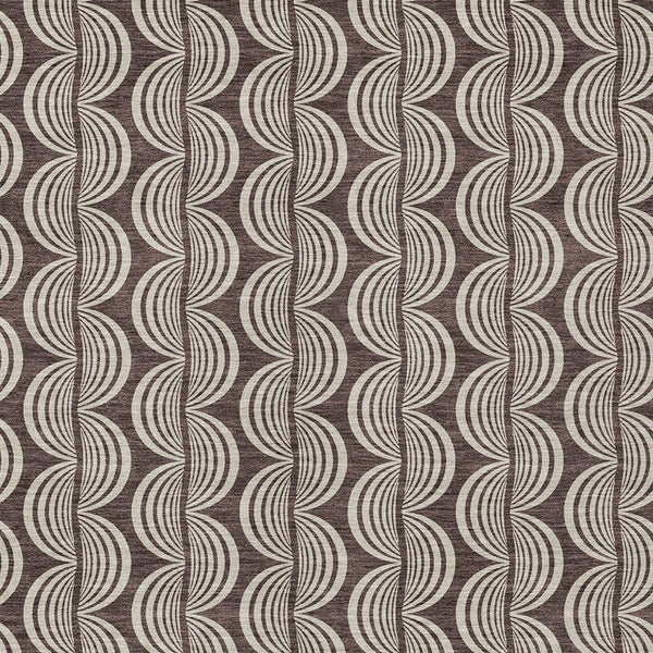 Homeroots 3' Beige And Ivory Ogee Washable Area Rug For Indoor And Outdoor Spaces – Durable, Stylish Design 8' X 10' Polyester 601557