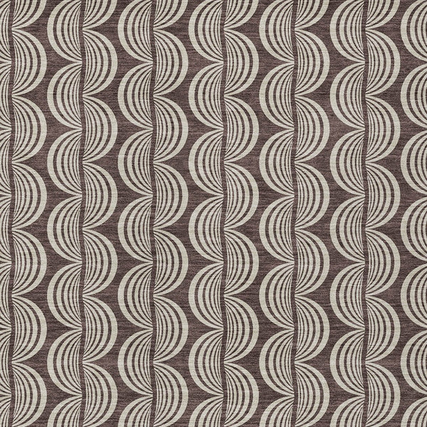 Homeroots 3' Beige And Ivory Ogee Washable Area Rug For Indoor And Outdoor Spaces – Durable, Stylish Design 9' X 12' Polyester 601558