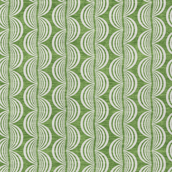 Homeroots 3' Beige And Ivory Ogee Washable Area Rug For Indoor And Outdoor Spaces – Durable, Stylish Design 3' X 5' Polyester 601560