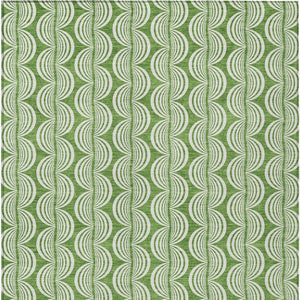 Homeroots 3' Beige And Ivory Ogee Washable Area Rug For Indoor And Outdoor Spaces – Durable, Stylish Design 5' X 8' Polyester 601561