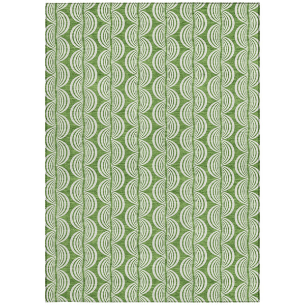 Homeroots 3' Beige And Ivory Ogee Washable Area Rug For Indoor And Outdoor Spaces – Durable, Stylish Design 9' X 12' Polyester 601564