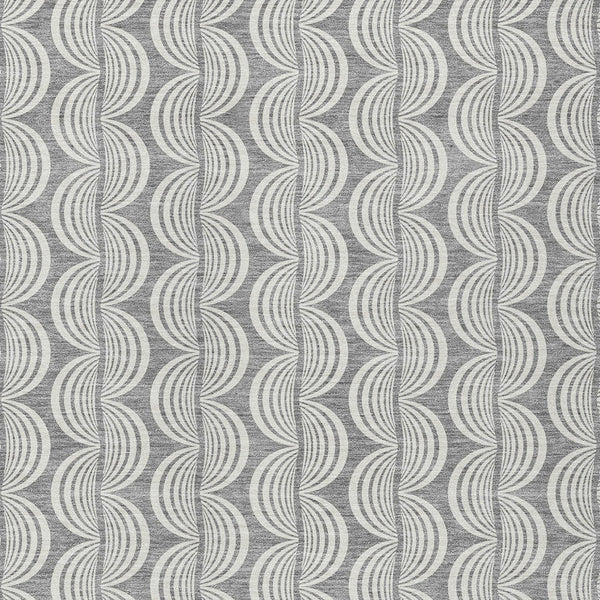 Homeroots 3' Beige And Ivory Ogee Washable Area Rug For Indoor And Outdoor Spaces – Durable, Stylish Design 8' X 10' Polyester 601575