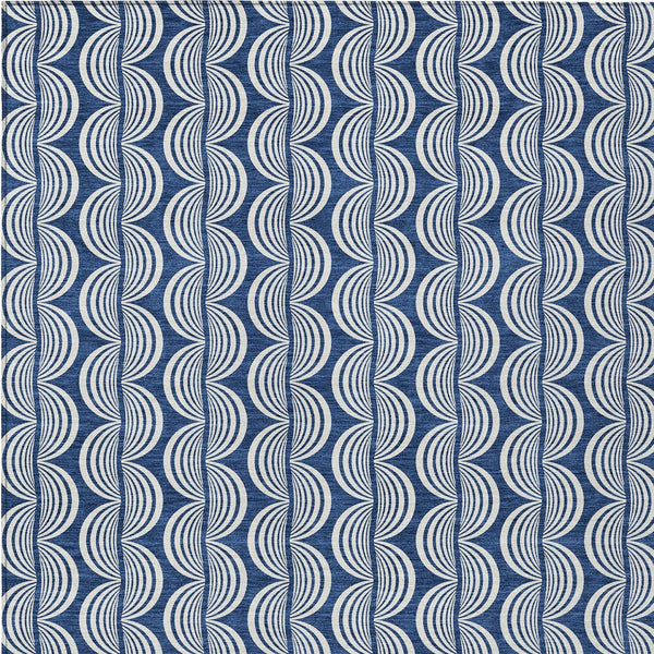 Homeroots 3' Beige And Ivory Ogee Washable Area Rug For Indoor And Outdoor Spaces – Durable, Stylish Design 3' X 5' Polyester 601584