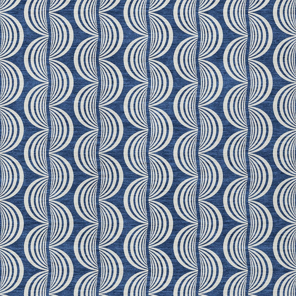 Homeroots 3' Beige And Ivory Ogee Washable Area Rug For Indoor And Outdoor Spaces – Durable, Stylish Design 5' X 8' Polyester 601585