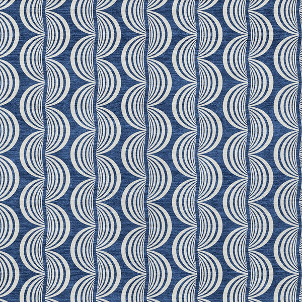 Homeroots 3' Beige And Ivory Ogee Washable Area Rug For Indoor And Outdoor Spaces – Durable, Stylish Design 8' X 10' Polyester 601587