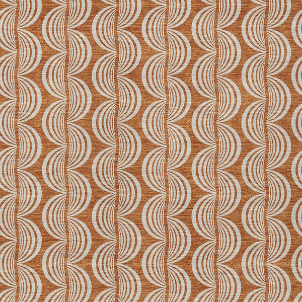 Homeroots 3' Beige And Ivory Ogee Washable Area Rug For Indoor And Outdoor Spaces – Durable, Stylish Design 9' X 12' Polyester 601594