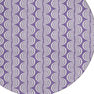 Homeroots 3' Beige And Ivory Ogee Washable Area Rug For Indoor And Outdoor Spaces – Durable, Stylish Design 8' Round Polyester 601598