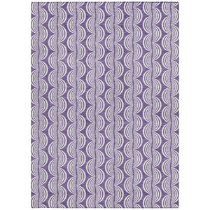 Homeroots 3' Beige And Ivory Ogee Washable Area Rug For Indoor And Outdoor Spaces – Durable, Stylish Design 9' X 12' Polyester 601600