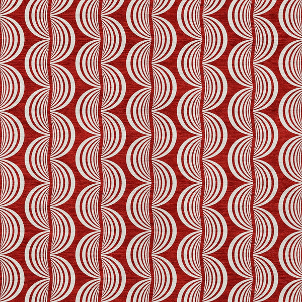 Homeroots 3' Beige And Ivory Ogee Washable Area Rug For Indoor And Outdoor Spaces – Durable, Stylish Design 3' X 5' Polyester 601602