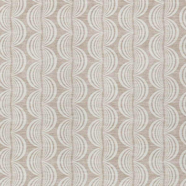 Homeroots 3' Aqua And Beige Ogee Washable Indoor Outdoor Area Rug - Durable, Stylish, And Easy To Maintain 5' X 8' Polyester 601615