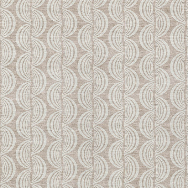 Homeroots 3' Aqua And Beige Ogee Washable Indoor Outdoor Area Rug - Durable, Stylish, And Easy To Maintain 9' X 12' Polyester 601618