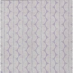 Homeroots 3' Aqua And Beige Ogee Washable Indoor Outdoor Area Rug - Durable, Stylish, And Easy To Maintain 5' X 8' Polyester 601621