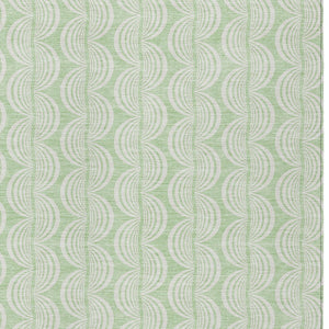 Homeroots 3' Aqua And Beige Ogee Washable Indoor Outdoor Area Rug - Durable, Stylish, And Easy To Maintain 10' X 14' Polyester 601631