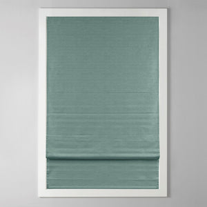 English Elm Printed Faux Silk Room Darkening Cordless Roman Shade | OEKO-TEX, Thermal Foam Backing, Easy Care B035129684