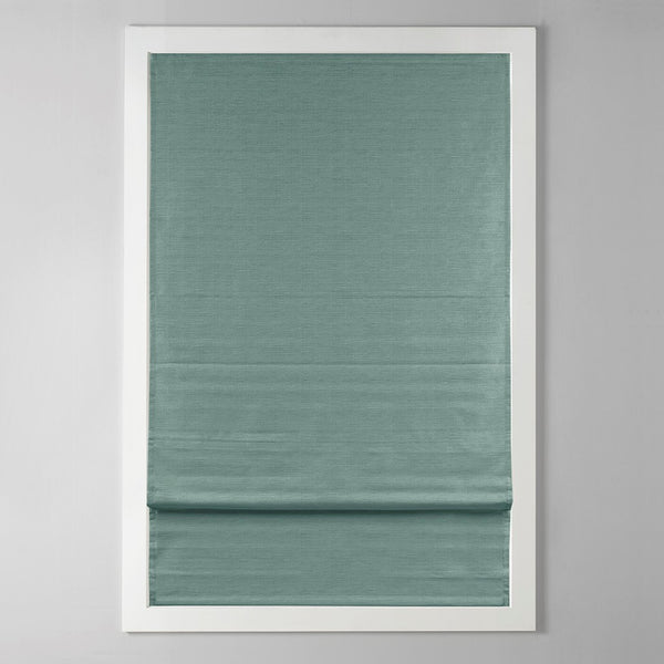English Elm Printed Faux Silk Room Darkening Cordless Roman Shade | OEKO-TEX, Thermal Foam Backing, Easy Care B035129684