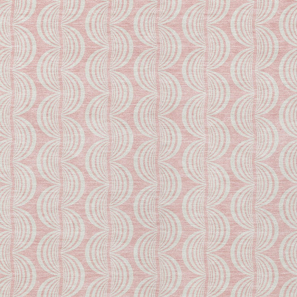 Homeroots 3' Aqua And Beige Ogee Washable Indoor Outdoor Area Rug - Durable, Stylish, And Easy To Maintain 3' X 5' Polyester 601638