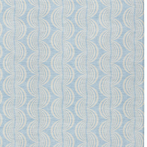 Homeroots 3' Aqua And Beige Ogee Washable Indoor Outdoor Area Rug - Durable, Stylish, And Easy To Maintain 9' X 12' Polyester 601654