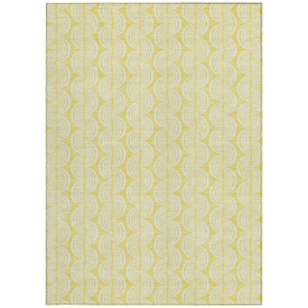 Homeroots 3' Aqua And Beige Ogee Washable Indoor Outdoor Area Rug - Durable, Stylish, And Easy To Maintain 3' X 5' Polyester 601662