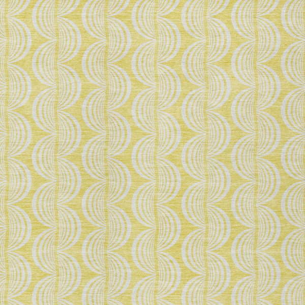 Homeroots 3' Aqua And Beige Ogee Washable Indoor Outdoor Area Rug - Durable, Stylish, And Easy To Maintain 8' X 10' Polyester 601665