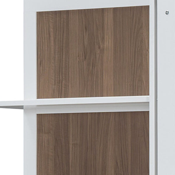 HomeRoots White Wood Queen Murphy Bed – Space-Saving Design for Stylish Guest Rooms and Versatile Living Spaces 601673