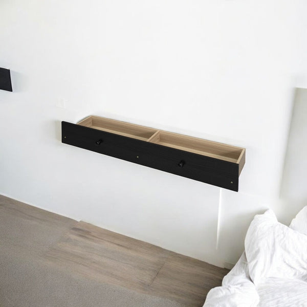 HomeRoots Espresso Wood Full Murphy Bed with USB Port – Stylish, Space-Saving Design for Modern Living Areas 601682