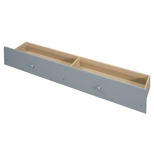 HomeRoots Gray Wood Queen Murphy Bed with USB Port – Stylish Space-Saving Design for Guest Rooms & Studios 601683