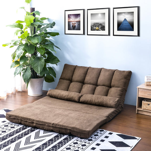 HomeRoots 71" Convertible Futon Sofa Chaise - Modern Armless Design for Small Spaces, Easy Comfort & Style 601953