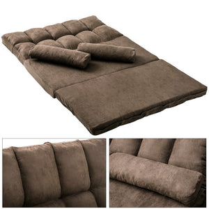 HomeRoots 71" Convertible Futon Sofa Chaise - Modern Armless Design for Small Spaces, Easy Comfort & Style 601953