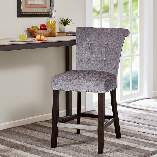 Madison Park Colfax Transitional Counter Stool FPF20-0557 Grey