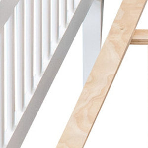 HomeRoots White Wood Full Canopy Bed Frame with Drawers - Stylish Storage & Support for Cozy Bedrooms 602043