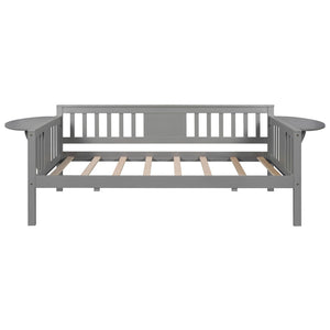 HomeRoots Gray Wood Twin Day Bed - Versatile Sofa & Bed Combo for Guest Rooms, Living Spaces, or Offices 602067