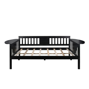 HomeRoots Espresso Wood Daybed - Versatile Lounge & Sleeping Solution for Modern Spaces with Timeless Appeal 602076