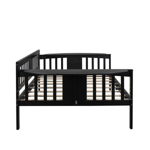 HomeRoots Espresso Wood Daybed - Versatile Lounge & Sleeping Solution for Modern Spaces with Timeless Appeal 602076