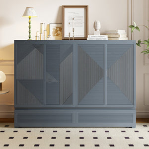 HomeRoots Gray Wood Queen Murphy Bed - Elegant Space-Saving Design for Modern Living, Durable & Stylish Comfort 602098