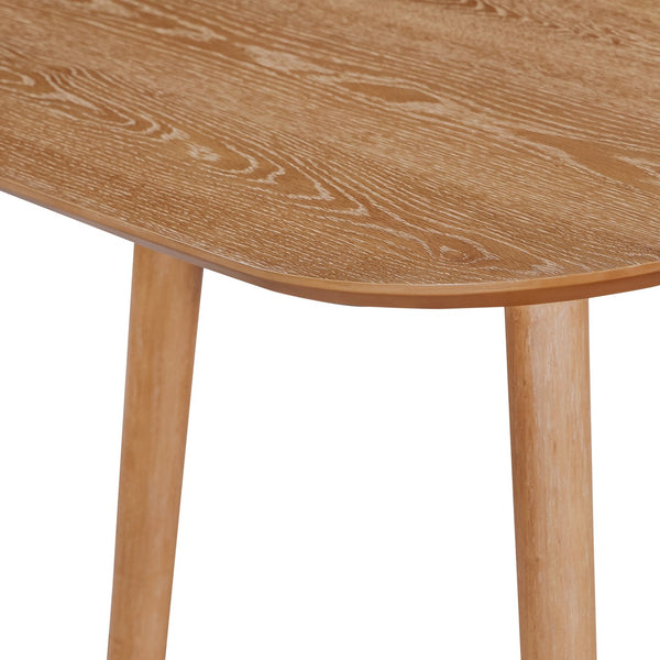 English Elm Christopher Knight Home® - SQUARE Mid-Century Dining Table with Tapered Legs, Solid Wood Frame, Sleek Communal Centerpiece Natural N771P355877G