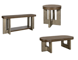 Basset Mirror Nova End Table: Bold Modern Design In Cerused Oak With Chic Charcoal Finish & Faux Metal Legs Gray Wood 6021-lr-220