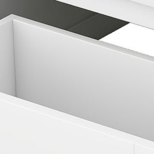 HomeRoots White Wood Full Murphy Bed - Space-Saving Design & Timeless Style for Effortless Functionality! 602101