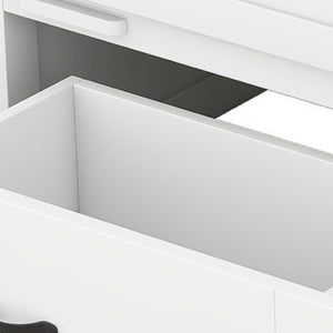 HomeRoots White Wood Full Murphy Bed - Space-Saving Design & Timeless Style for Effortless Functionality! 602101