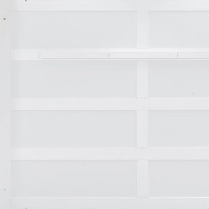 HomeRoots White Wood Queen Murphy Bed - Stylish, Space-Saving Solution for Versatile Guest Room Comfort 602134