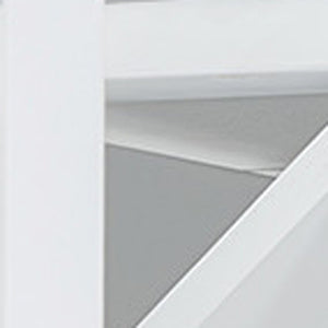 HomeRoots White Wood Queen Murphy Bed – Elegant Space-Saving Design with Integrated Headboard & Sturdy Support 602136