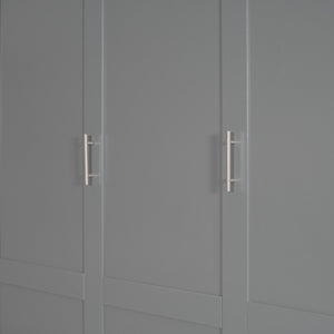 HomeRoots Gray Wood Queen Murphy Bed – Elegant, Space-Saving Design with Premium Support for Ultimate Comfort! 602137