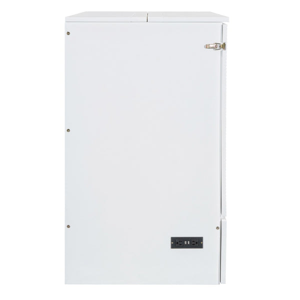 HomeRoots White Wood Full Murphy Bed - Elegant Space-Saving Solution with Timeless Design for Any Room 602140