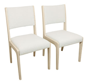 HomeRoots Five Piece Natural Round Solid Wood Dining Set - Cozy Rustic Charm with Upholstered Chairs 602209