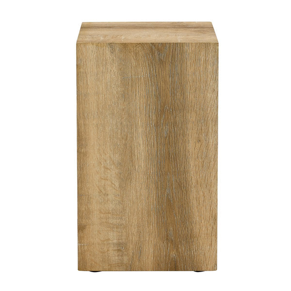 English Elm Elevate Your Living Room With A Modern Mdf Coffee Table Featuring Warm Light Wood Texture Patterns W1151P271525