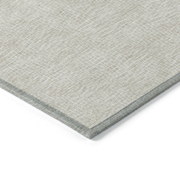 Homeroots 3' Beige And Ivory Geometric Washable Area Rug - Perfect For Indoor And Outdoor Comfort & Style 10' X 14' Polyester 602340