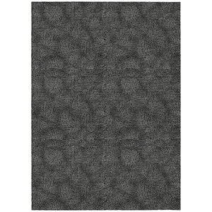 Homeroots 3' Beige And Ivory Geometric Washable Area Rug - Perfect For Indoor And Outdoor Comfort & Style 5' X 8' Polyester 602342